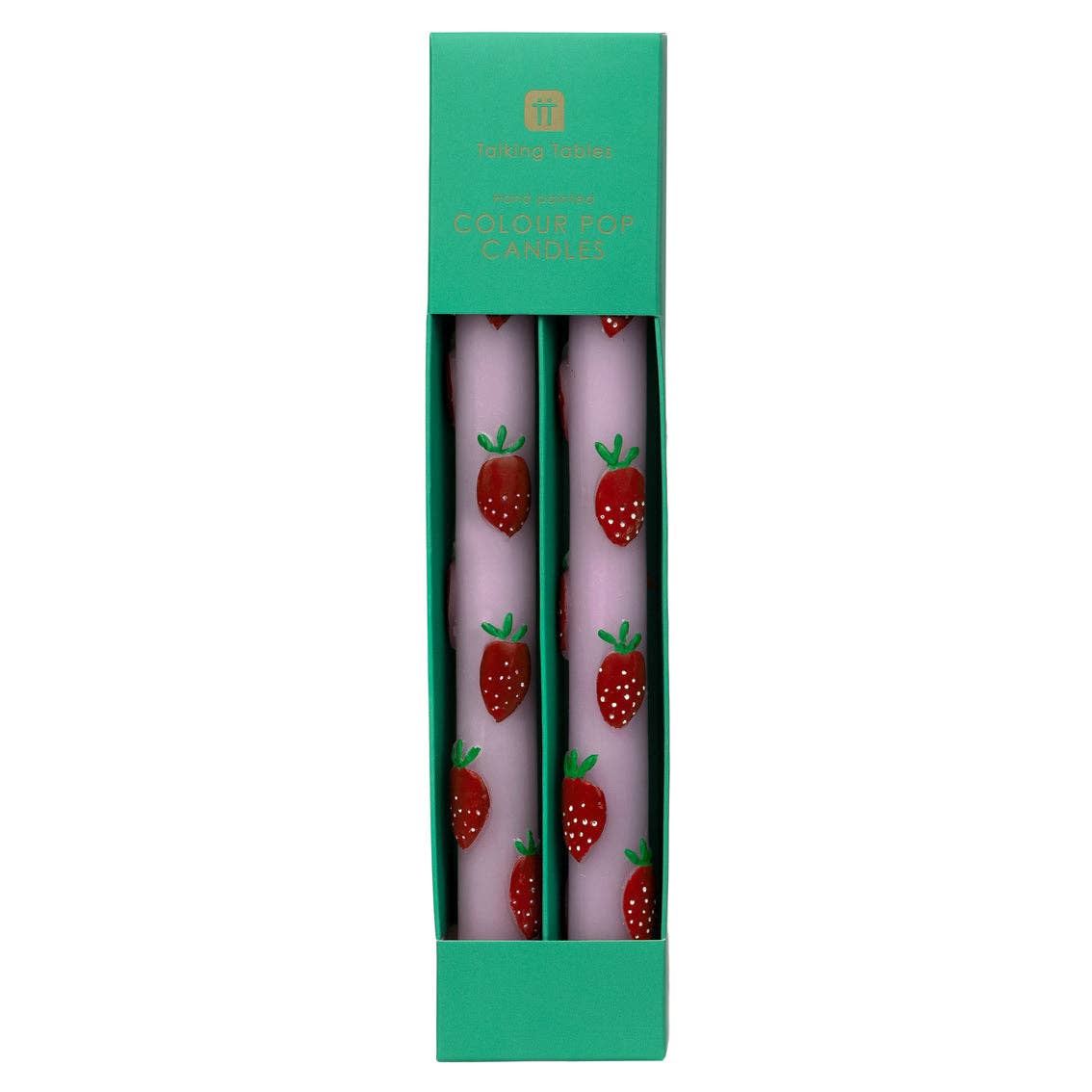Strawberry Lilac Dinner Candles