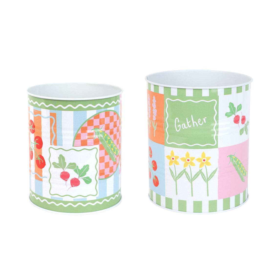 Spring Icons Recyclable Storage Pots