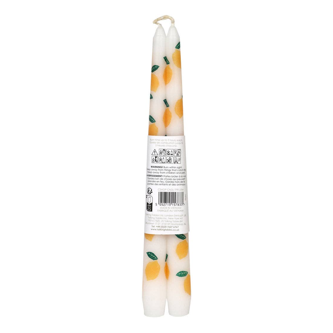 Lemon Dinner Candles