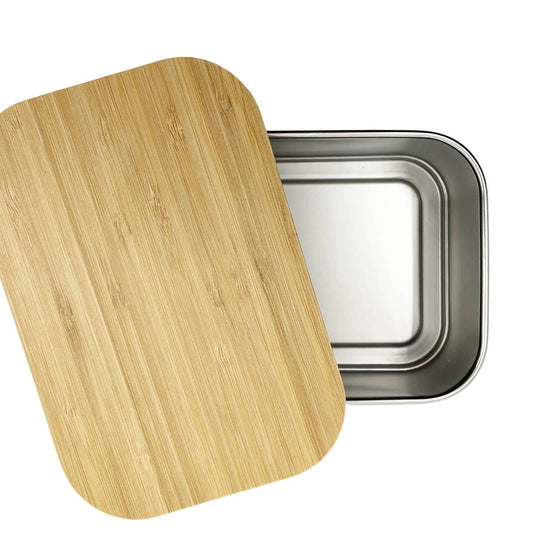 Bamboo & Stainless Steel Lunchbox - Green