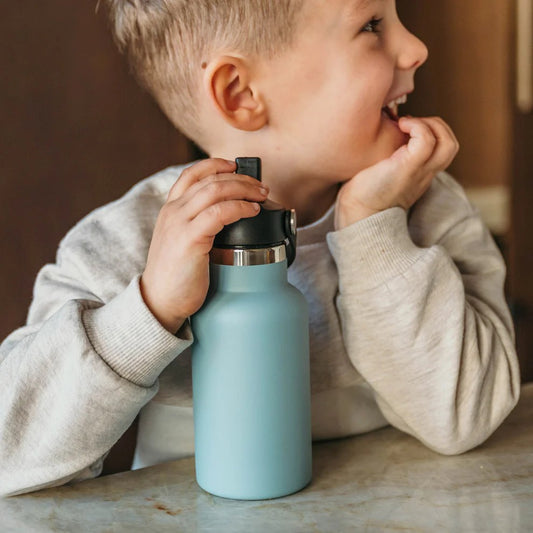 Kids Stainless Steel Thermos Bottle - Blue
