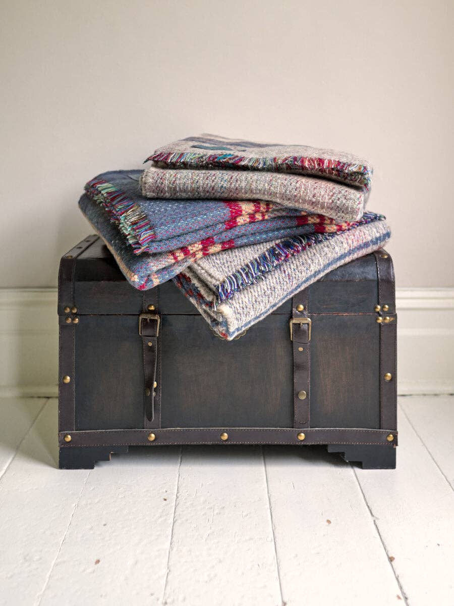 One-of-a-Kind Recycled Wool Blanket