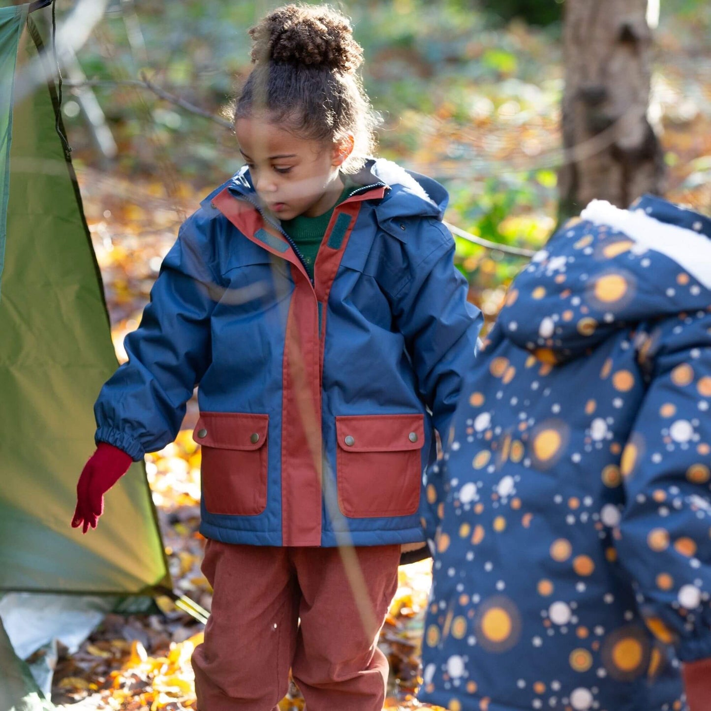 Moonlight Blue Recycled Waterproof Coat