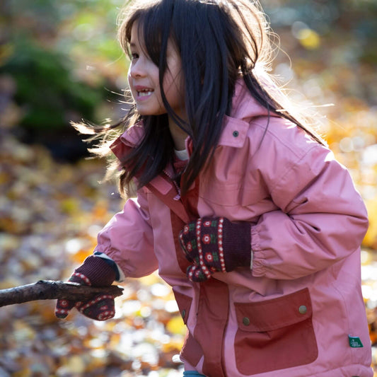 Coral Recycled Waterproof Coat