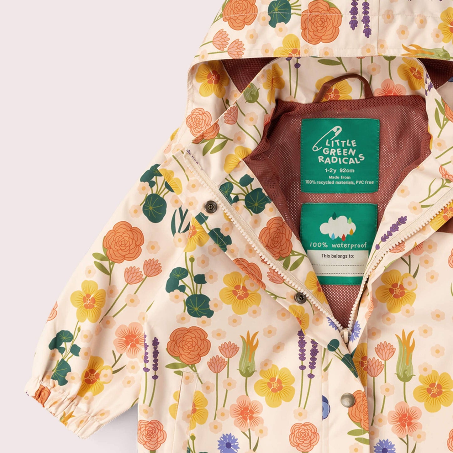 Flower Meadow Waterproof Raincoat