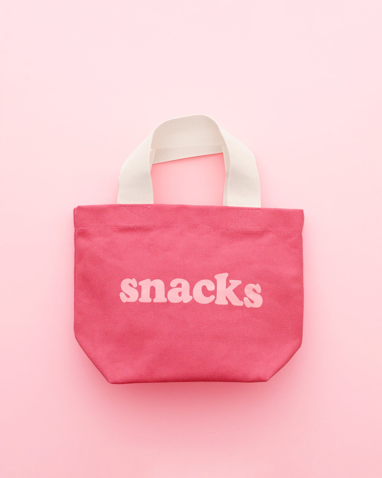 Snacks - Little Bright Pink Bag