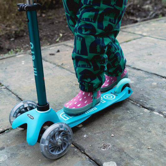 Pink Raindrop Wellies