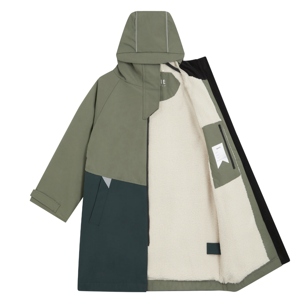 TÖASTIE Kids Waterproof Changing Robe - Antique Olive