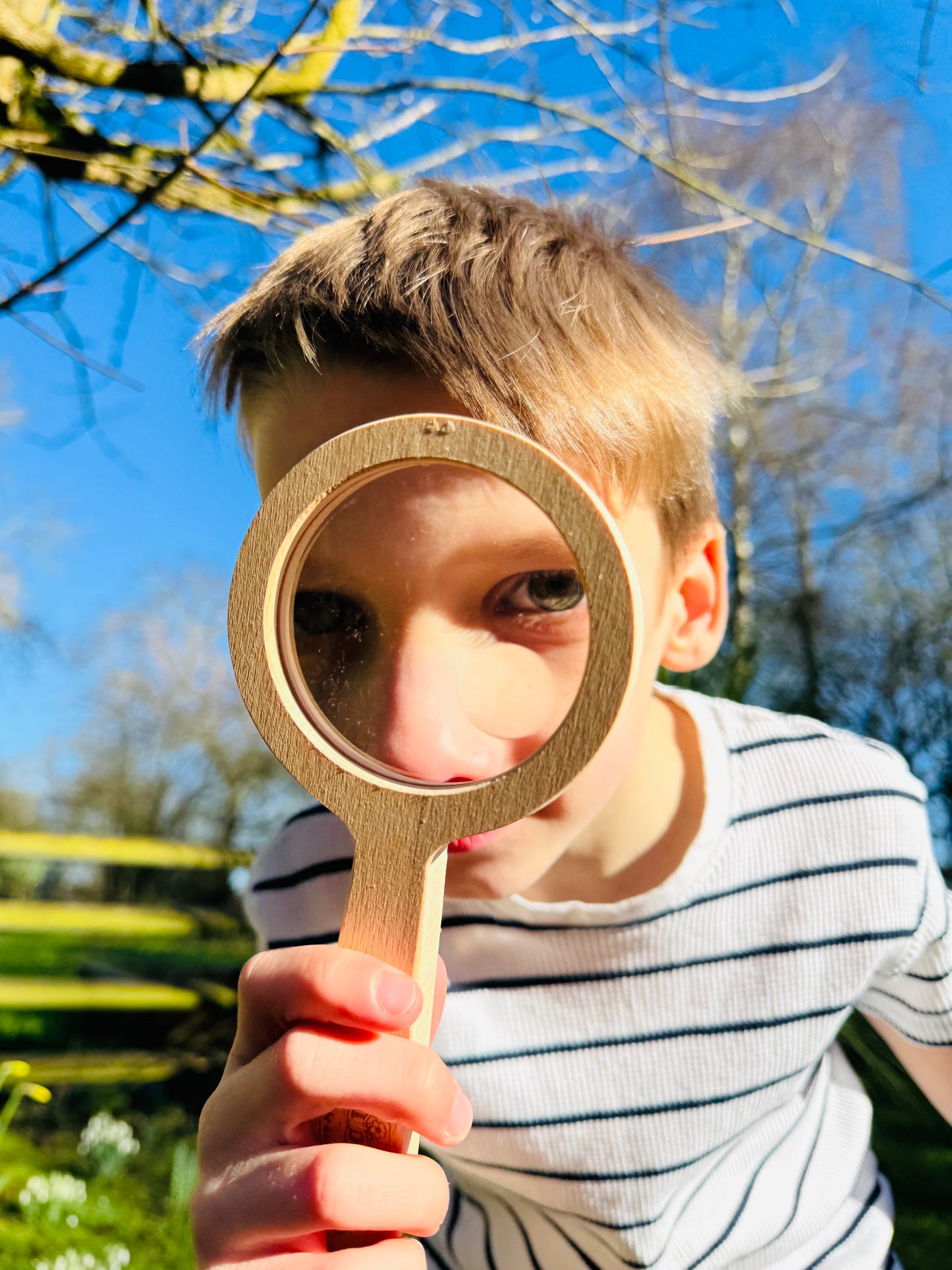 Wooden Magnifying Glass