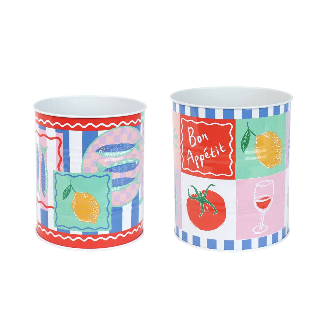 Food Icons Recyclable Storage Pots