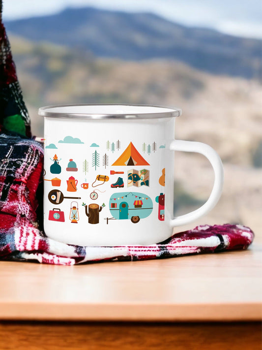 Adventure Enamel Mug
