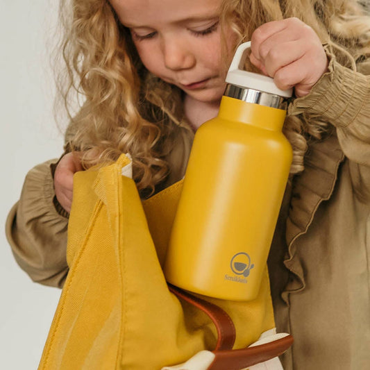 Kids Stainless Steel Thermos Bottle - Yellow