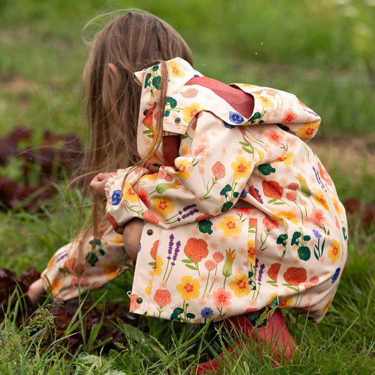 Flower Meadow Waterproof Raincoat
