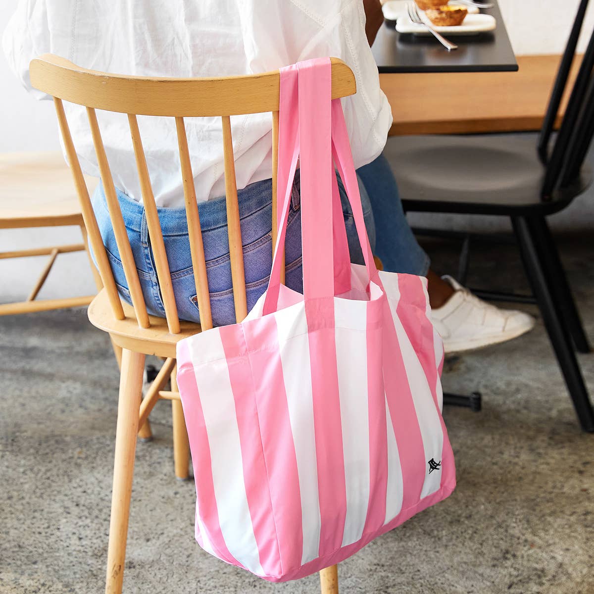 Foldaway Tote Bag - Malibu Pink