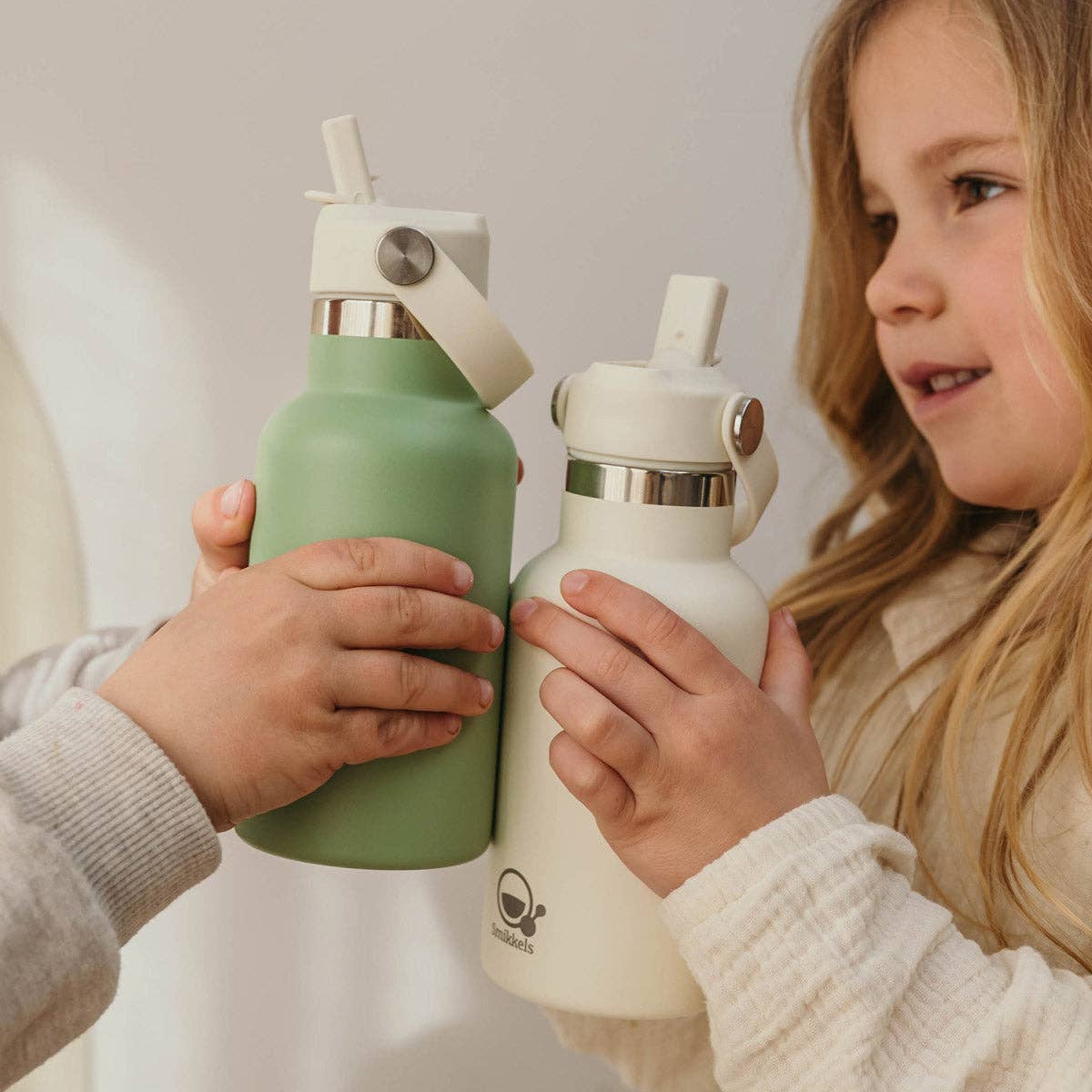 Kids Stainless Steel Thermos Bottle - Green