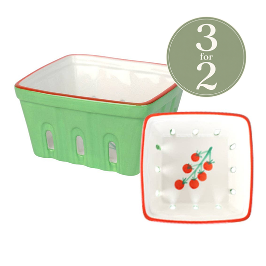 Tomato Ceramic Punnet - 15cm