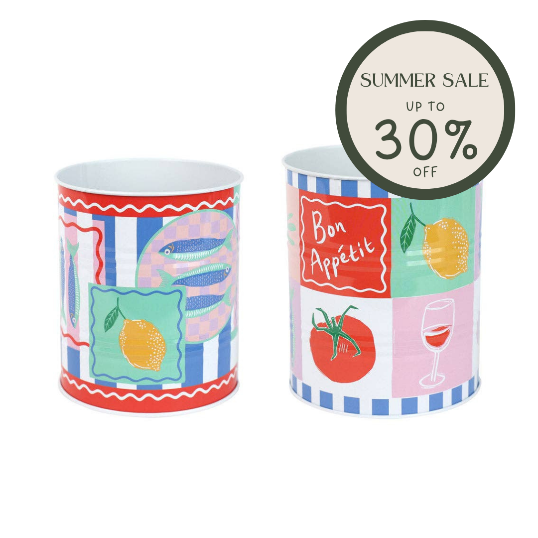 Food Icons Recyclable Storage Pots