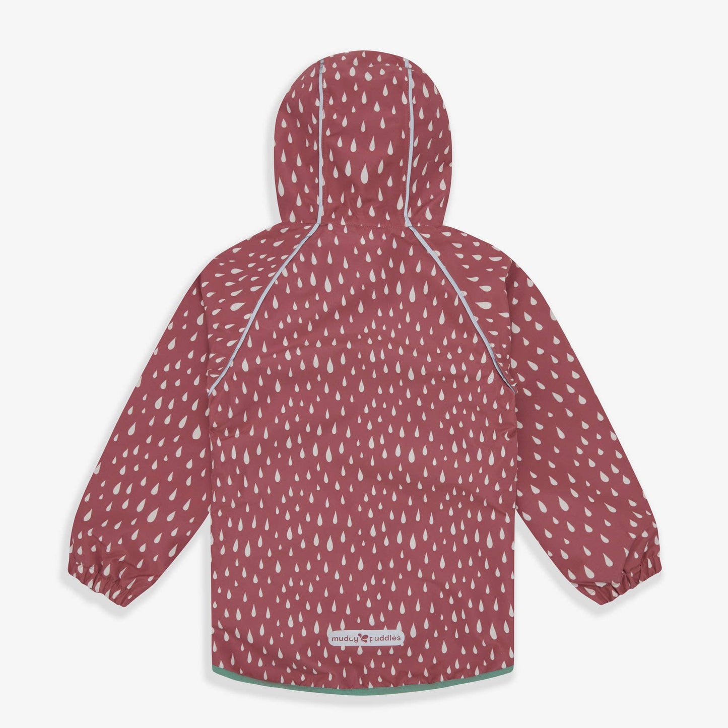 EcoSplash Waterproof Fleece Lined Jacket - Pink Raindrop