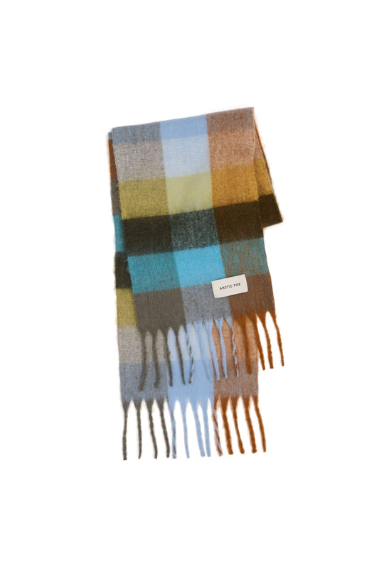 The Reykjavik Scarf - Blue & Orange