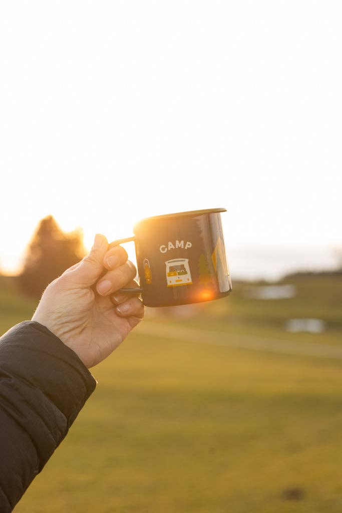Camp Vibes Enamel Mug