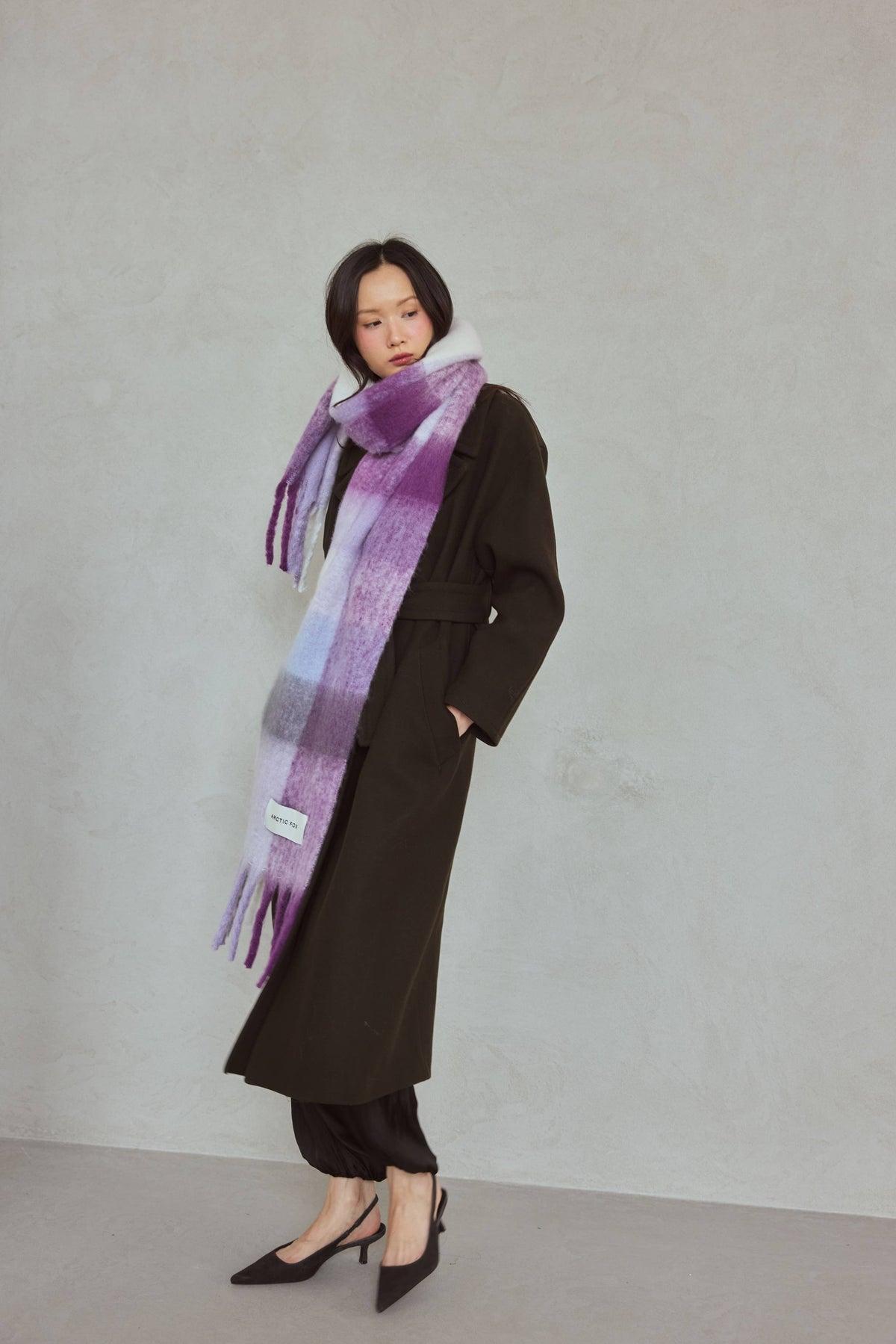The Reykjavik Scarf - 100% Recycled - Wild Lilac