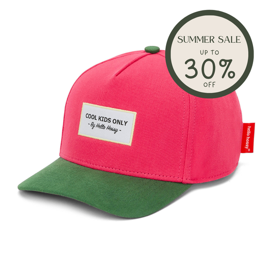 Hello Hossy Kid's Cap - Mini Fuschia