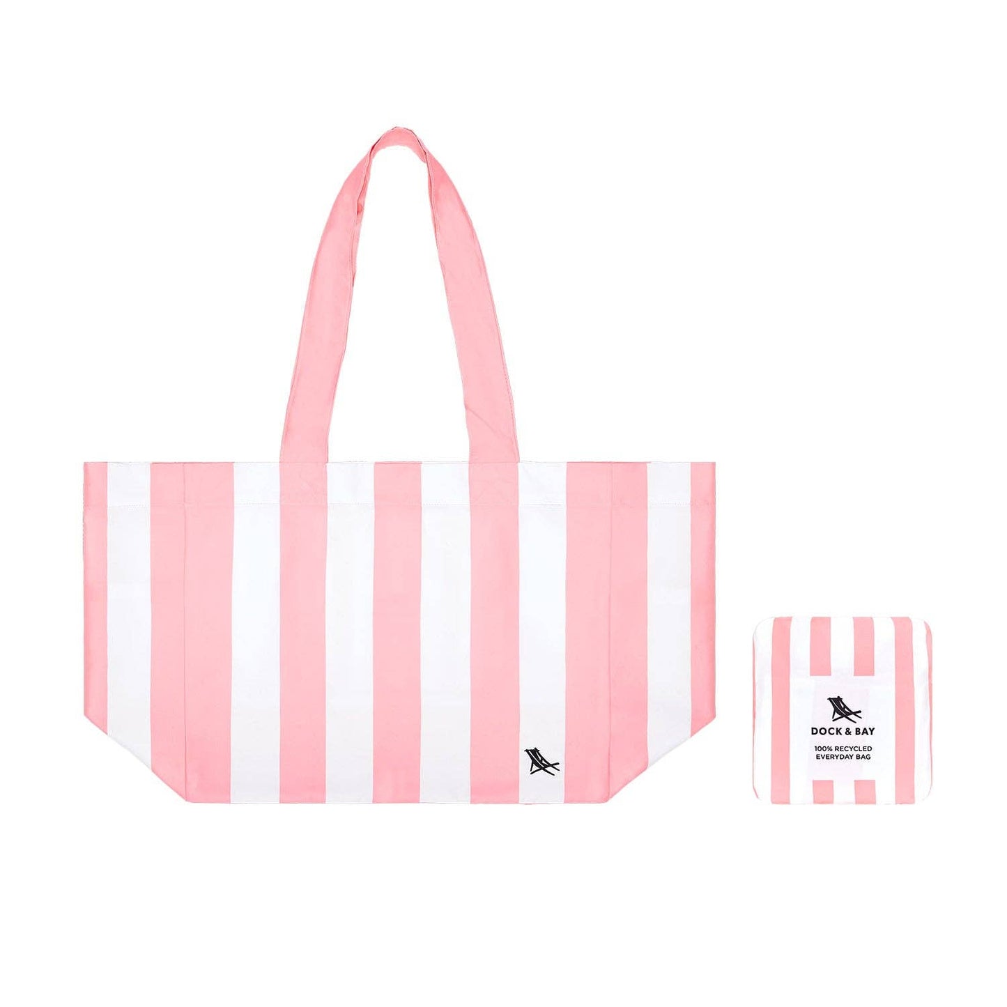 Foldaway Tote Bag - Malibu Pink