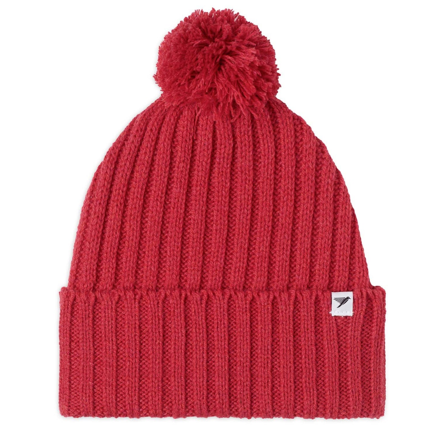 Trail Wool Bobble Hat - Poppy