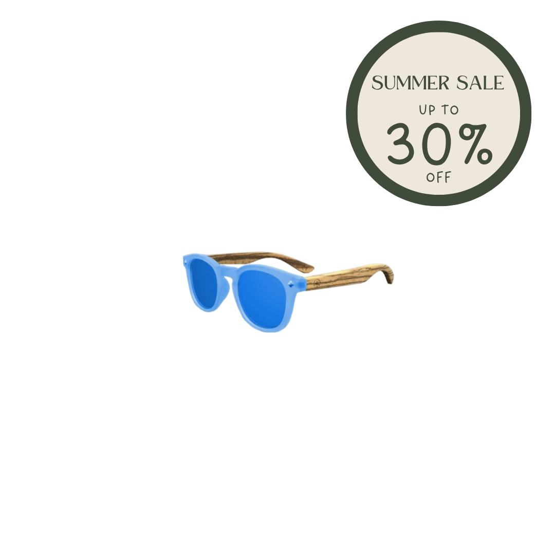 Kids Cat Eye UV Protector Sunglasses: Blue Mirror (3-9yrs)