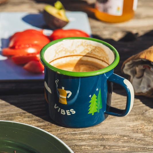 Camp Vibes Enamel Mug