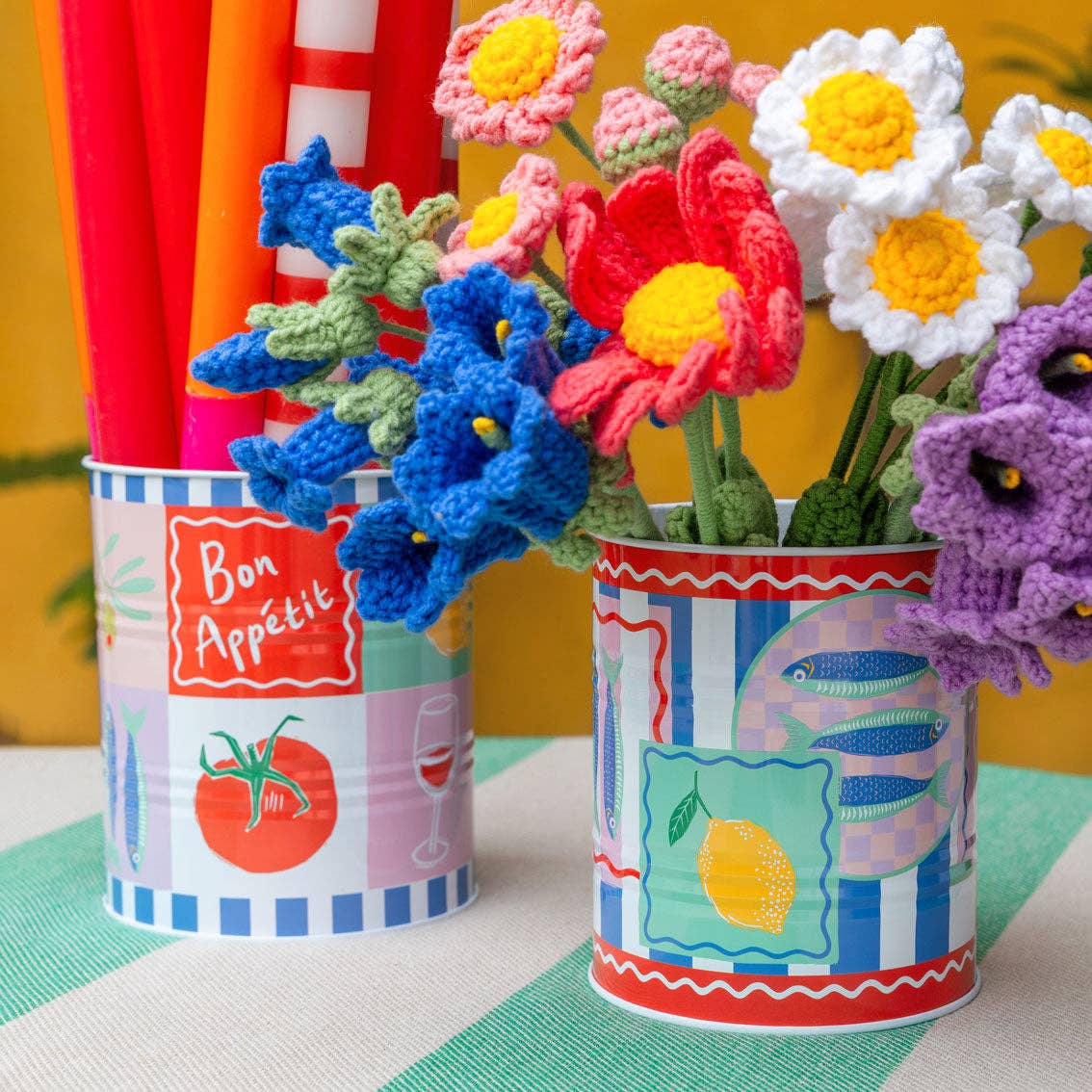 Food Icons Recyclable Storage Pots