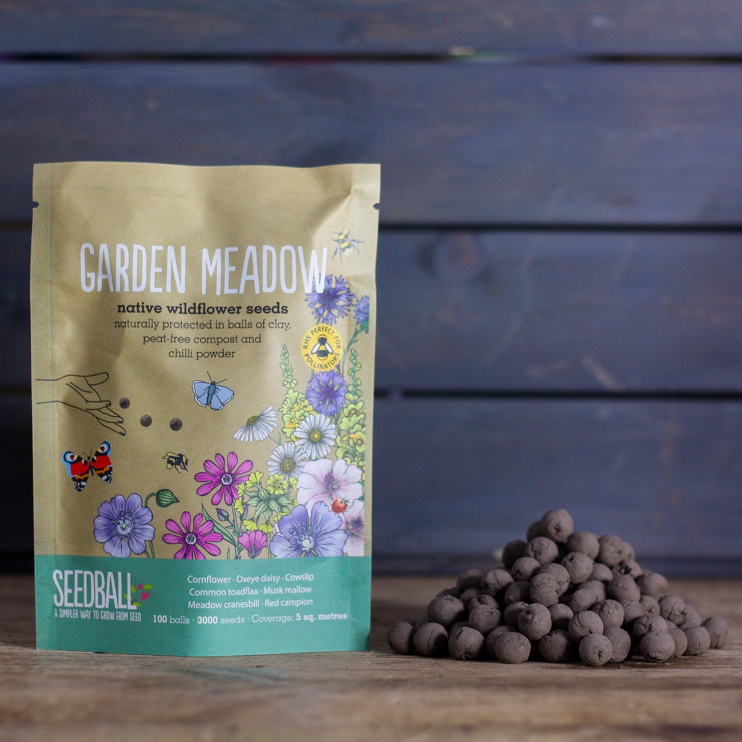 Seedball Wildflower Grab Bag - Garden Meadow