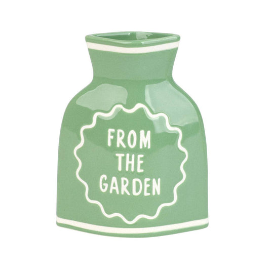 'From the Garden' Ceramic Bud Vase