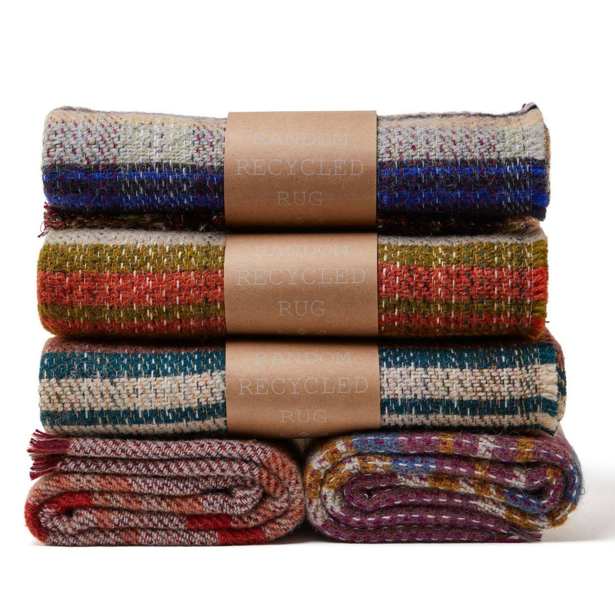 Random Recycled Wool Blanket