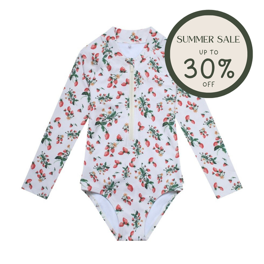 TÖASTIE UV Protector Swimsuit - Strawberry Fields