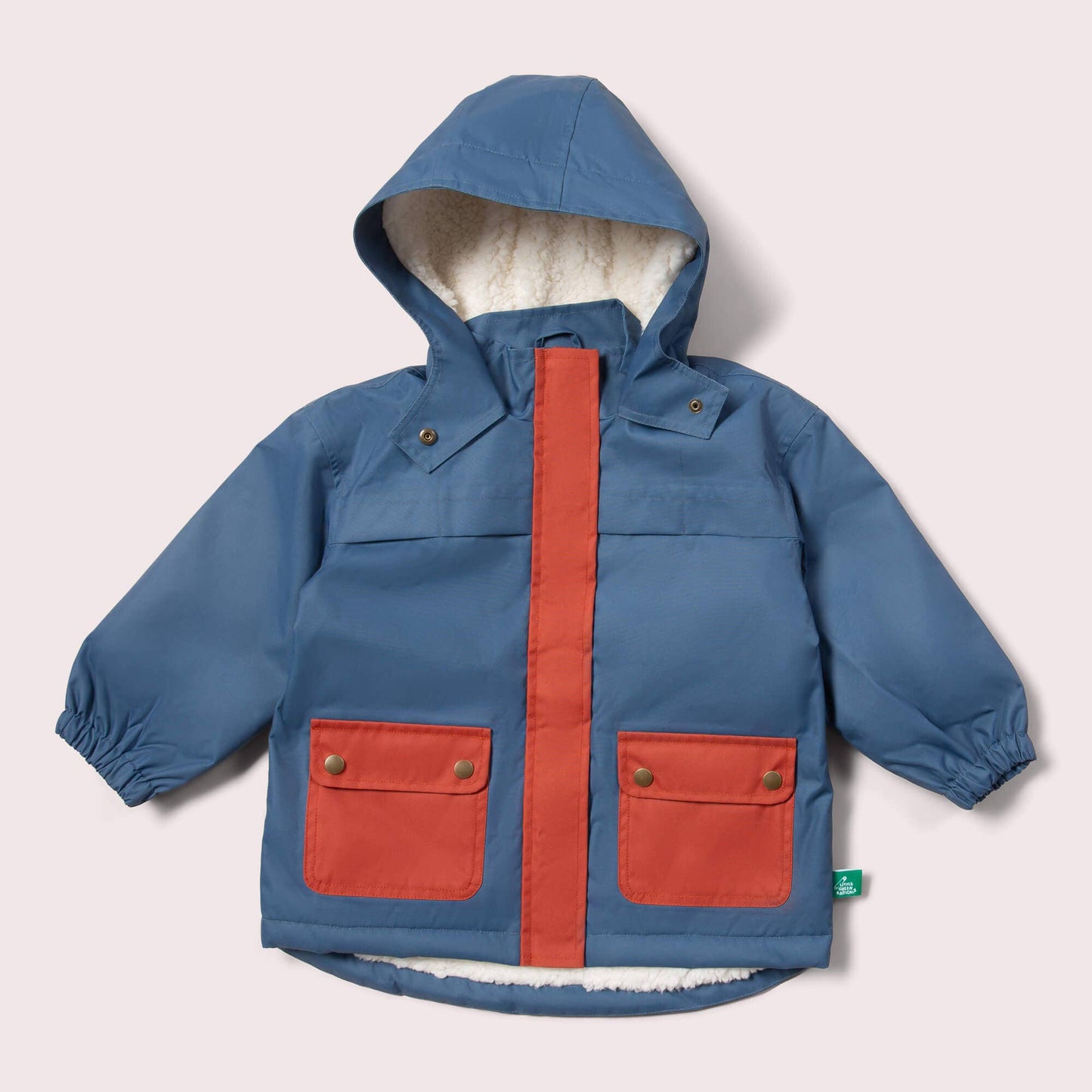 Moonlight Blue Recycled Waterproof Coat