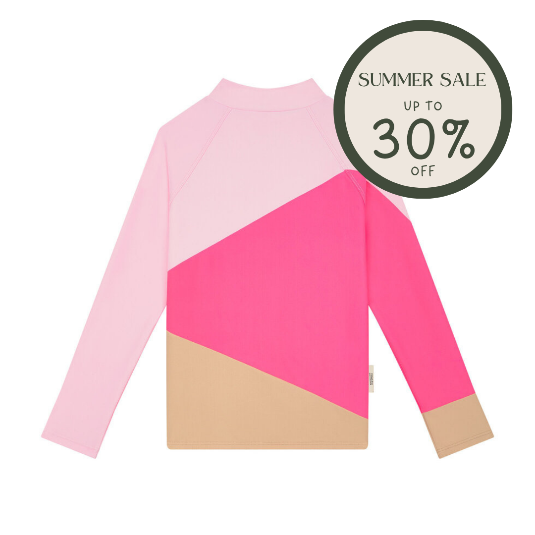 TÖASTIE UV Protector Swim Top - Fizzy Pink