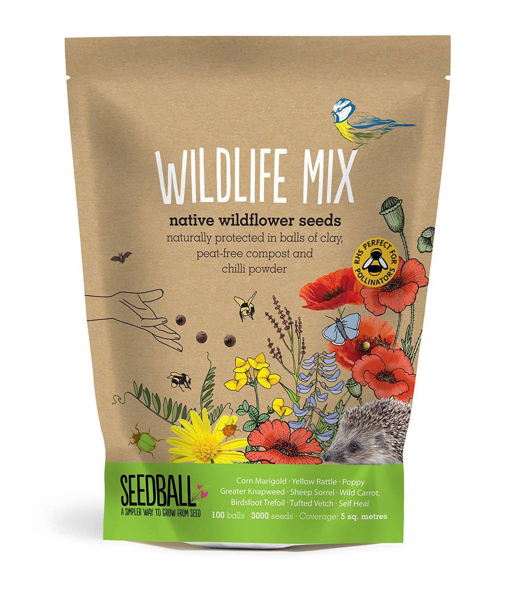 Seedball Wildflower Grab Bag - Wildlife Mix