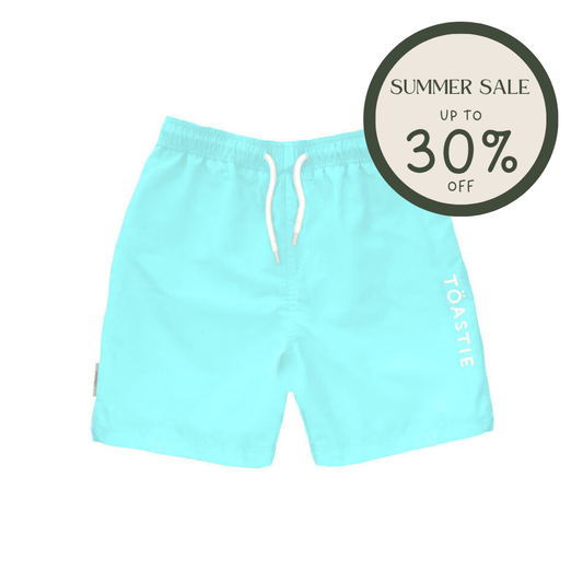 TÖASTIE UV Swim Shorts - Aqua