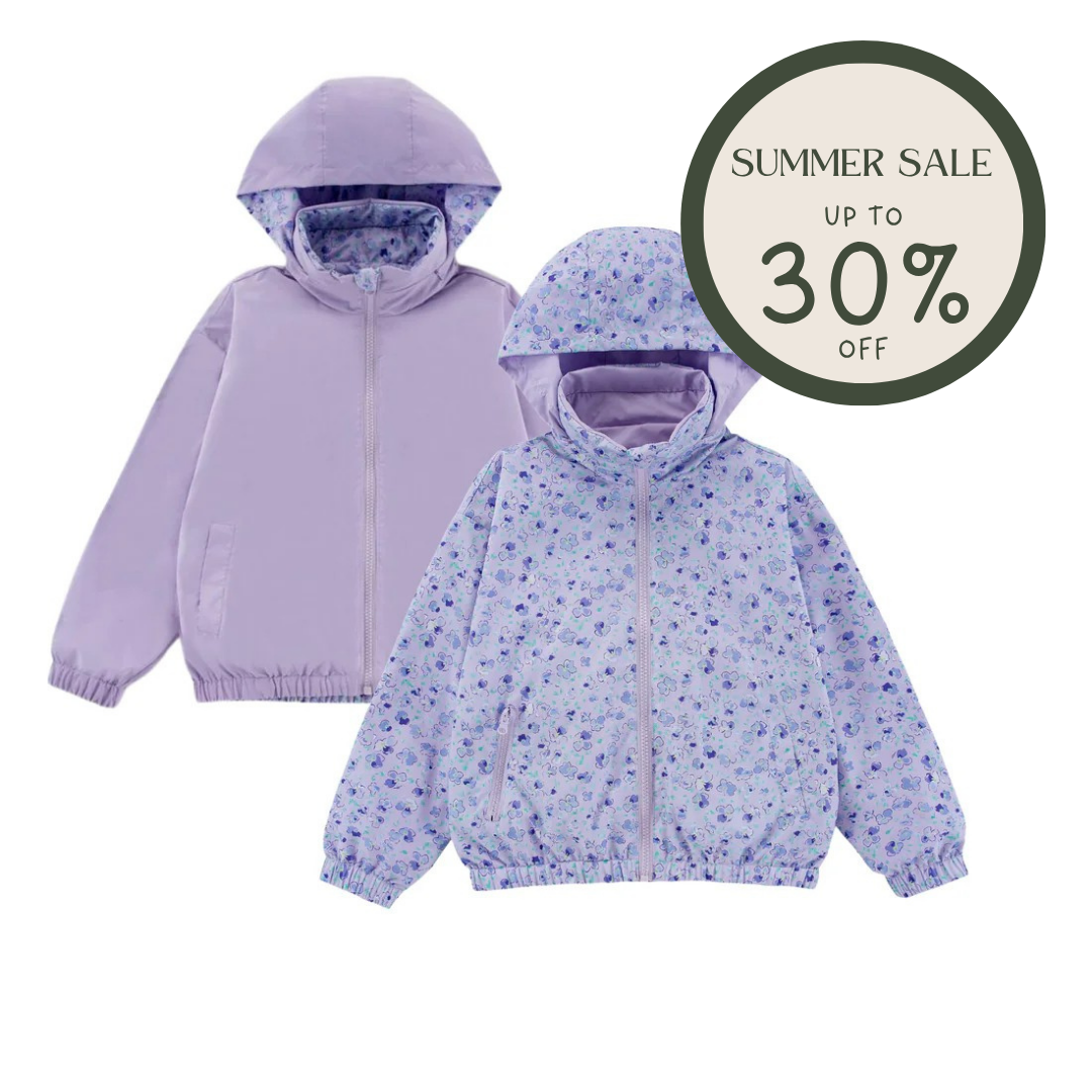 Purple Wisteria - Reversible Lightweight Jacket