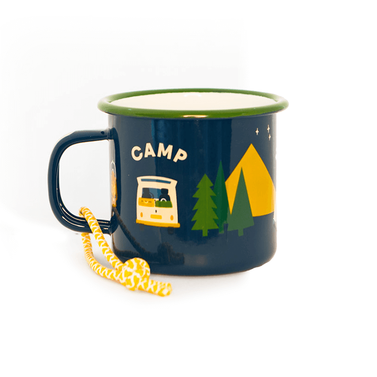 Camp Vibes Enamel Mug