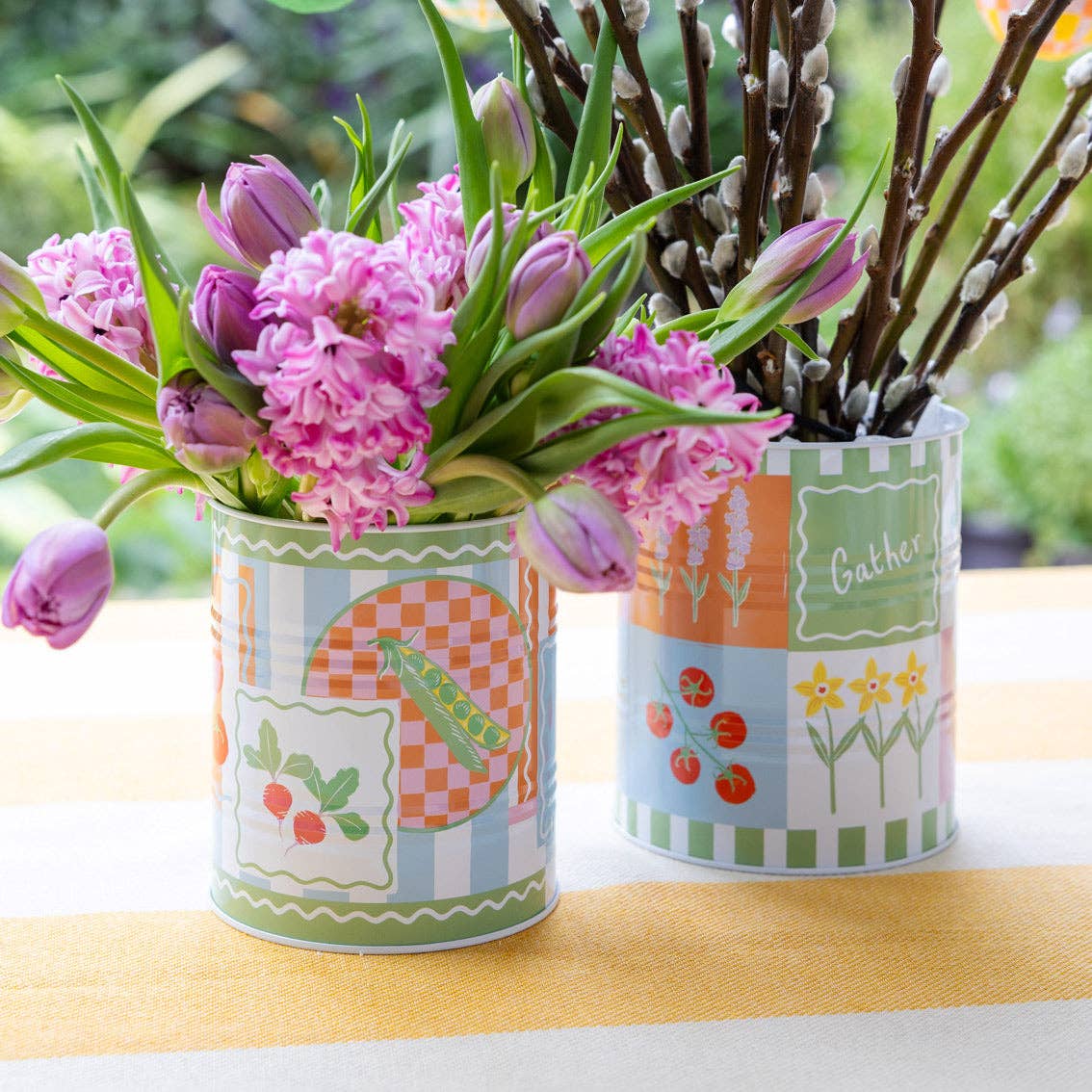 Spring Icons Recyclable Storage Pots