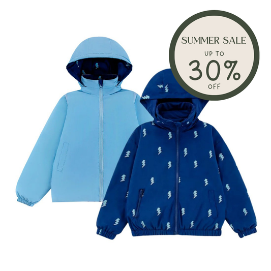 Blue Lightning - Reversible Lightweight Jacket