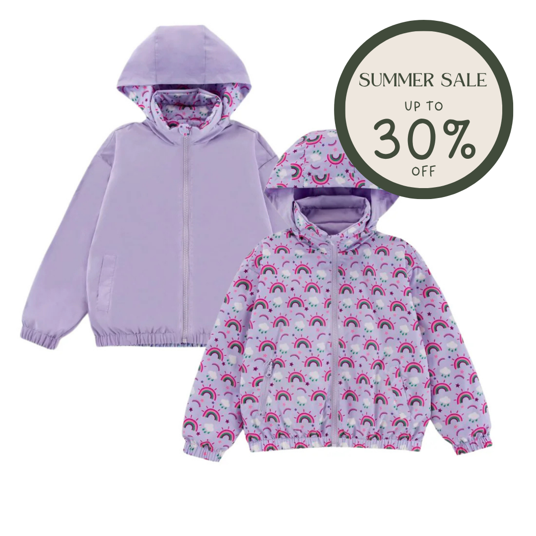 Purple Rainbow - Reversible Lightweight Jacket