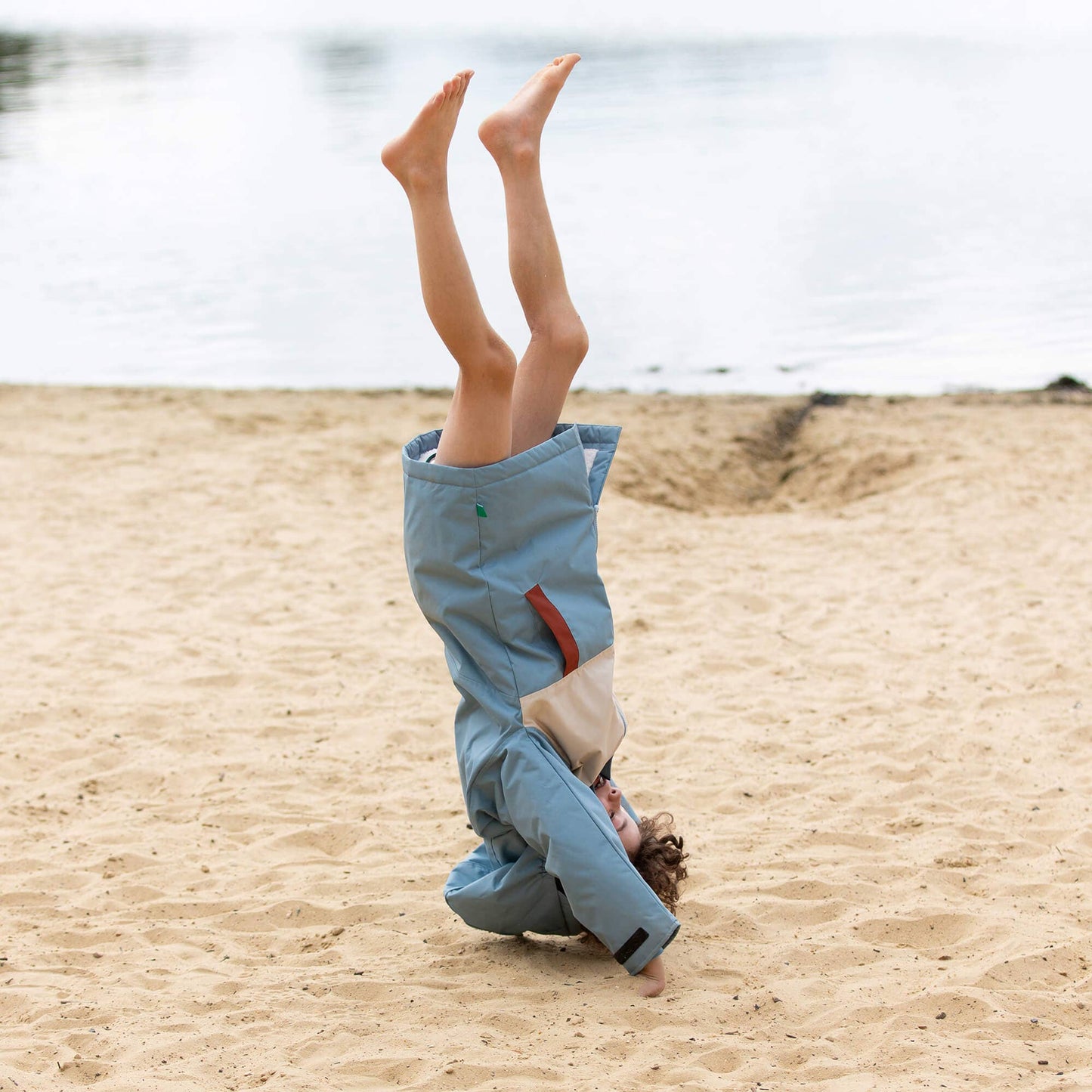Hazy Blue Waterproof Changing Robe
