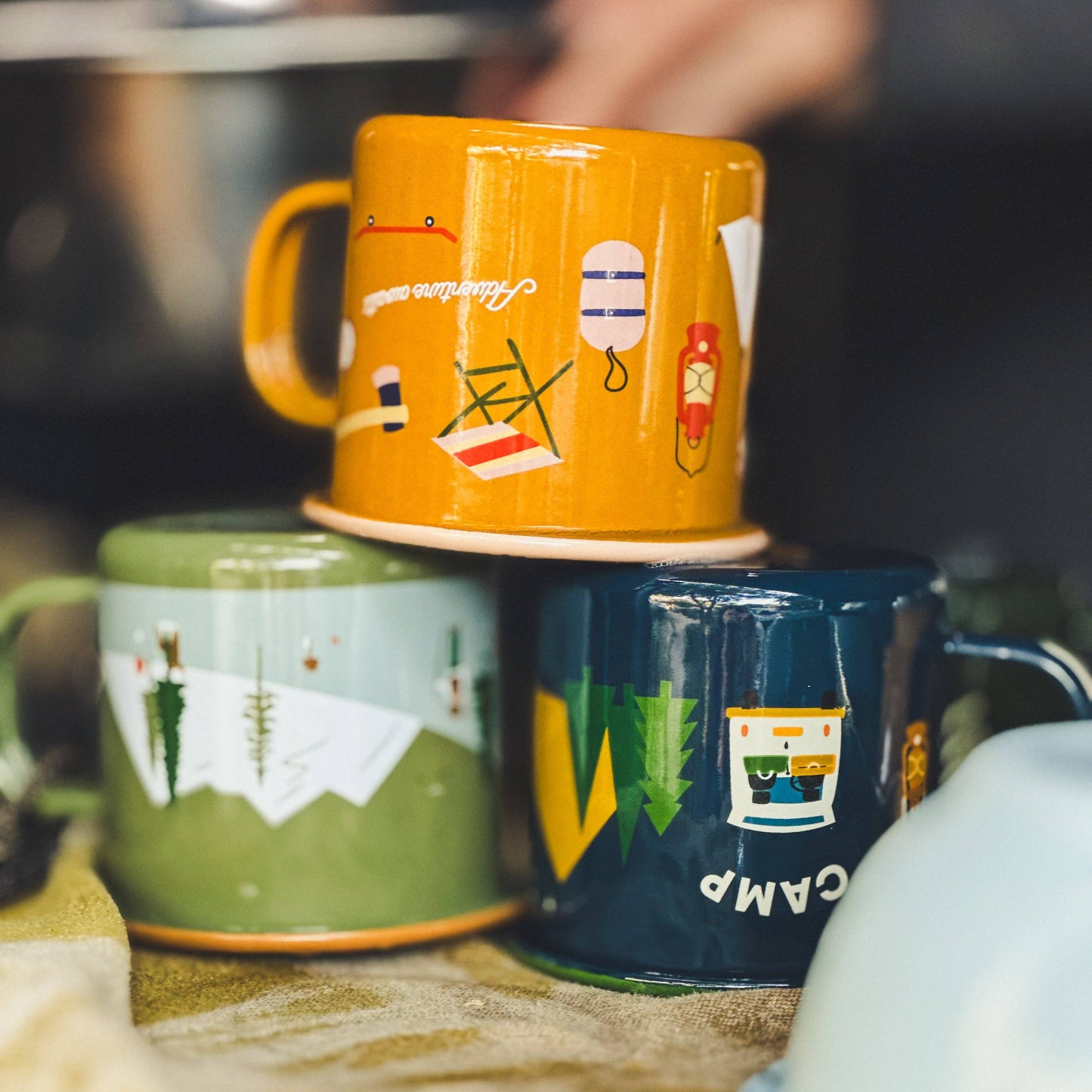 Camp Stuff Enamel Mug