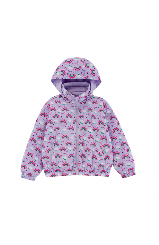 Purple Rainbow - Reversible Lightweight Jacket