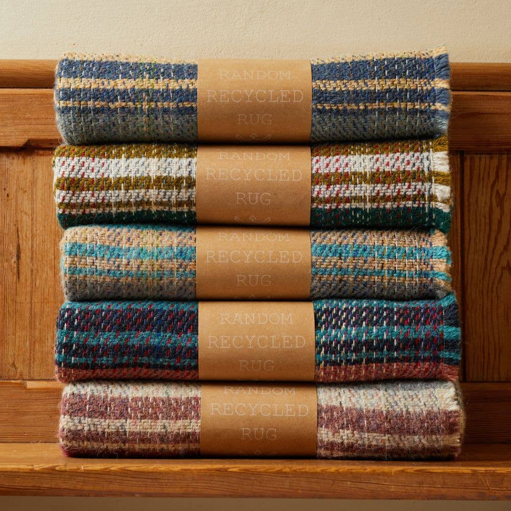 Random Recycled Wool Blanket