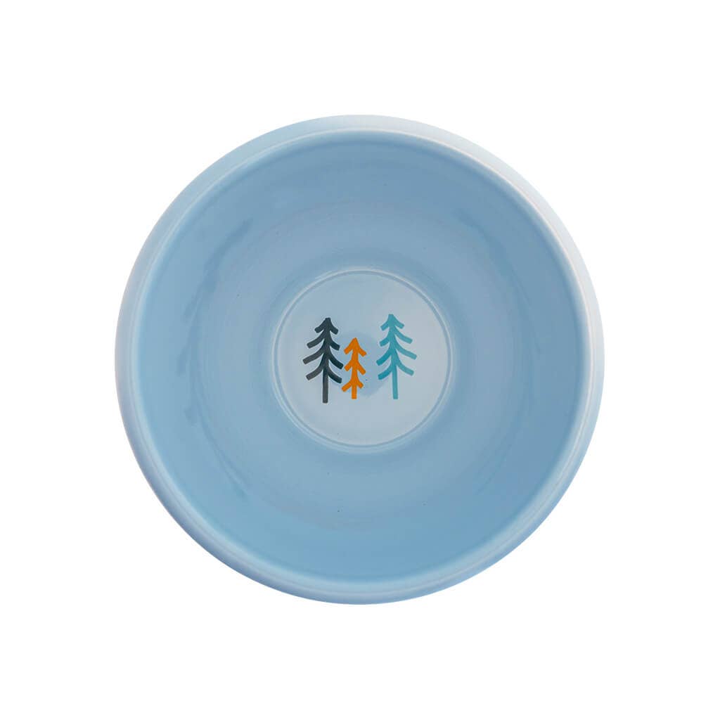 Forest Design Large Enamel Bowl