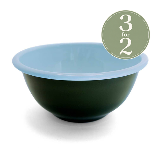 Forest Design Large Enamel Bowl